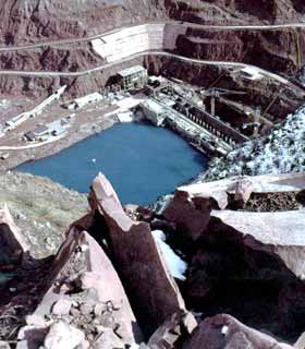 Гордость гидроэнергетики страны - одна из крупнейших в Центральной Азии  - Нурекская ГЭС