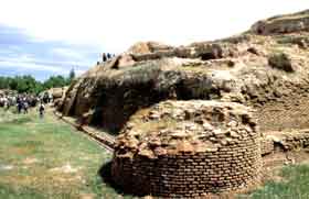 Остатки крепости Кушанской эпохи 